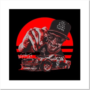 Ken Block Red Posters and Art